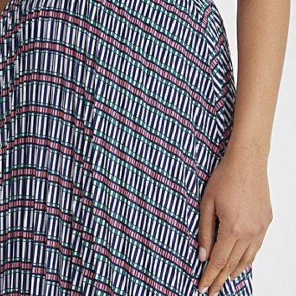 Oliver Bonas Explore Abstract Print Midi Skirt - Picture 9 of 14